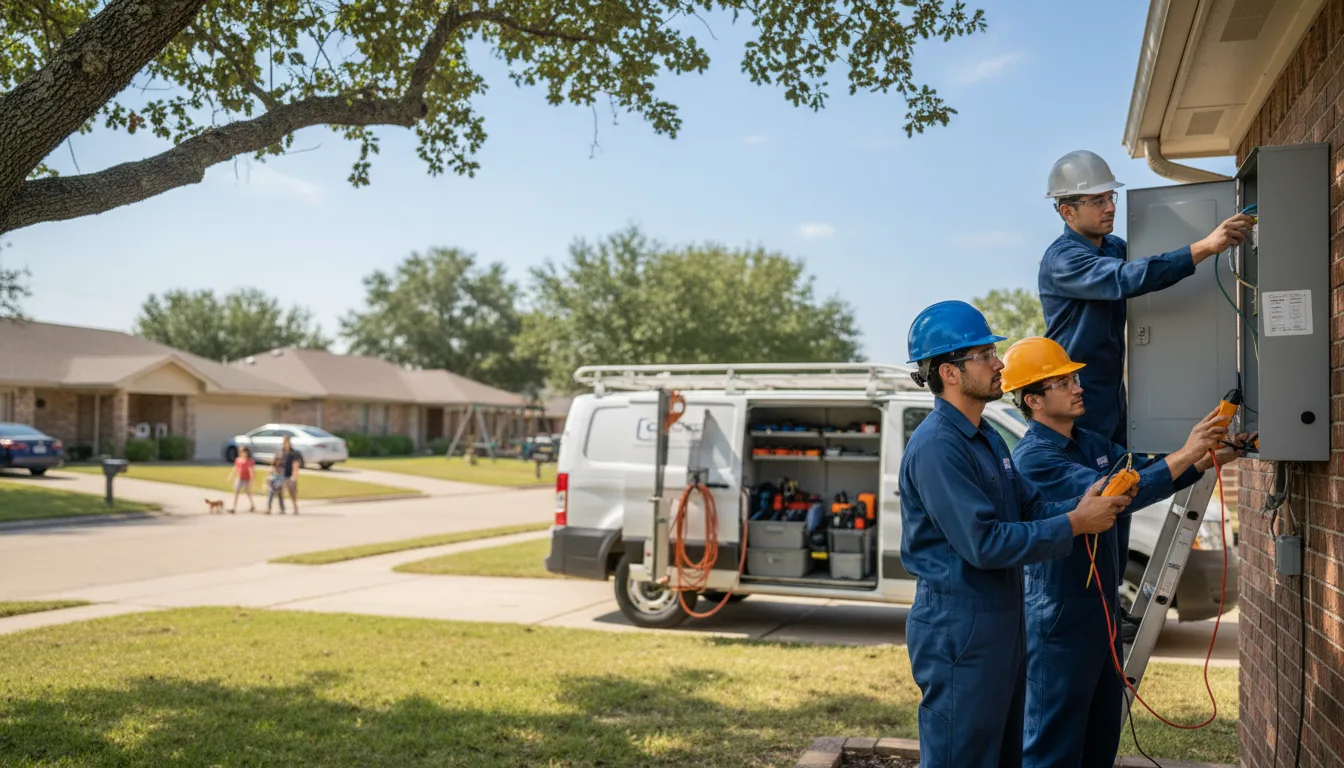 Certified electrician providing emergency electrical services in Walker, IA